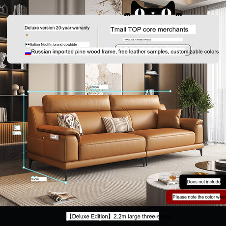 DIPU Zara Italian Cowhide Sofa from DIPU