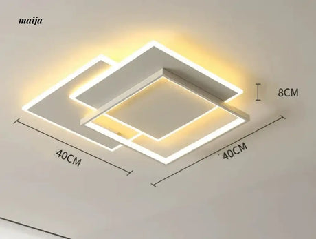 GVG Looping Rectangles Ceiling Lamp from GVG
