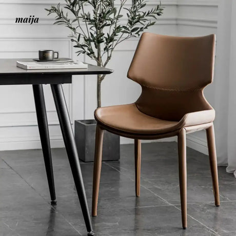 LAZYSPACE Alice Leather Dining Chair from LAZYSPACE