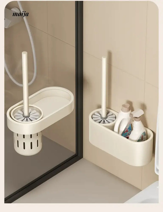 COMFBATH Cream Style Wall-Mounted Toilet Brush from COMFBATH