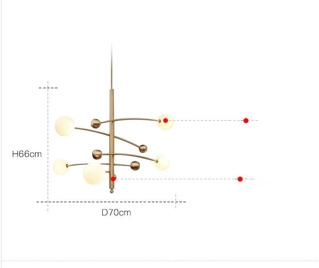 ALISA Gabriel Fashionable Ceiling Lamp from ALISA