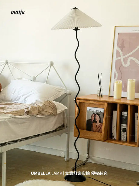 LYNN Minimalistic Umbrella Floor Lamp from Lynn's Lamp