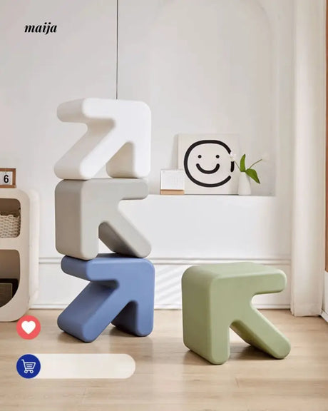 Colourful Arrow Stool from maija
