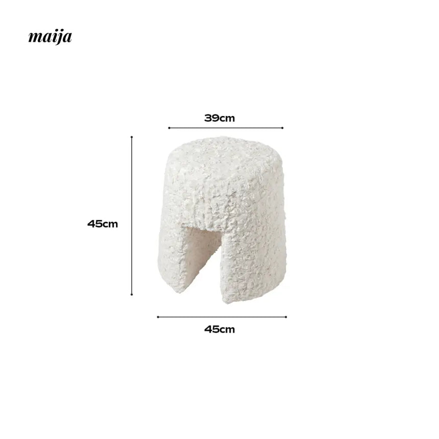 Sherpa Dressing Stool from maija