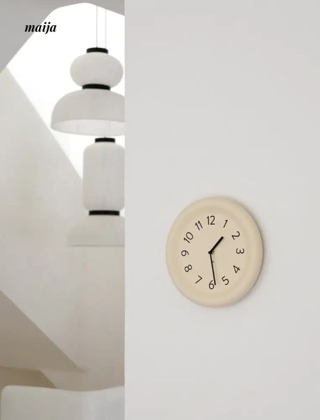 Chubby Ceramic Wall Clock from maija