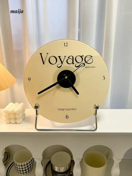 LIVETAI Creamy Glossy VOYAGE Clock from maija