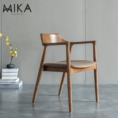MIKA Designer Solid Wood Desk Chair from MIKA
