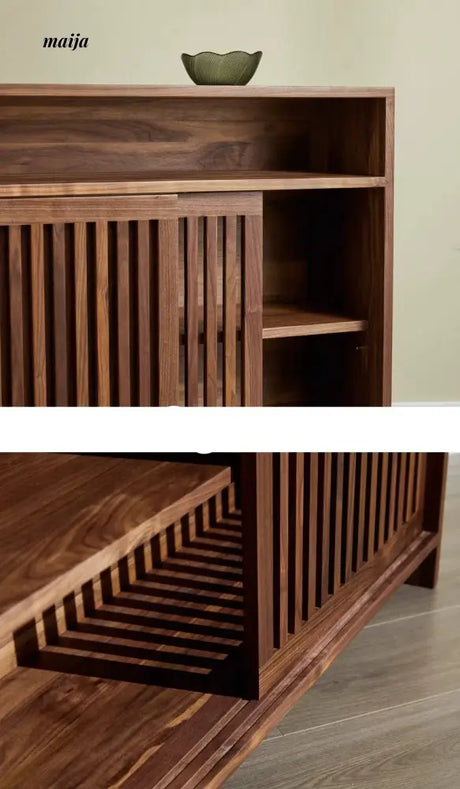 Christensen Solid Wood Slide Door Cabinet from maija