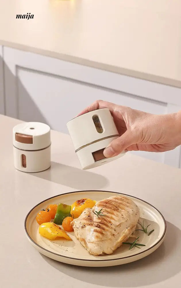 Magnetic Wall Mounted Spice Rack from maija