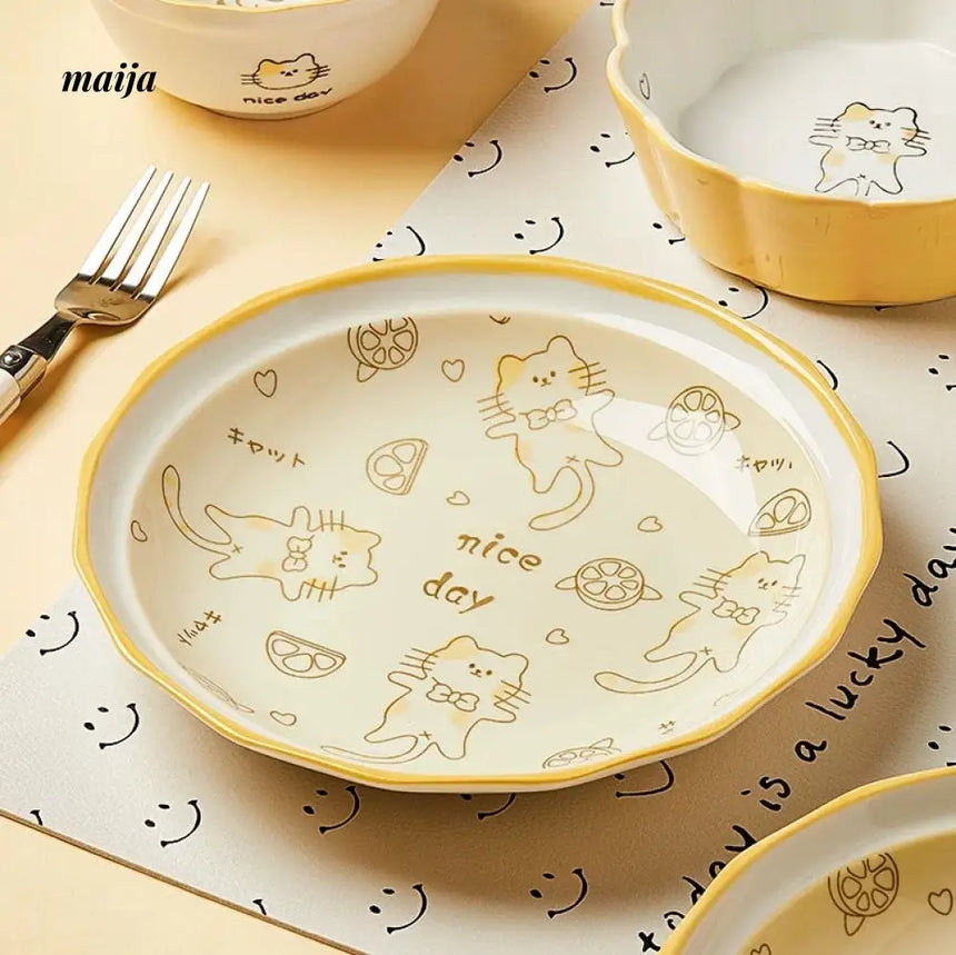 MOSE Orange Meow Bowl from MOSE