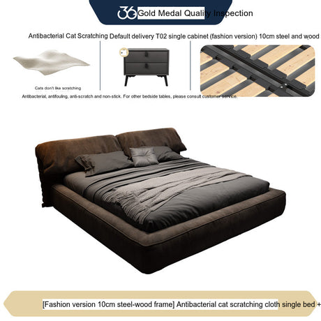 FASATI Oliver Luxurious Nordic Bed Cream  Double Bed from FASATI