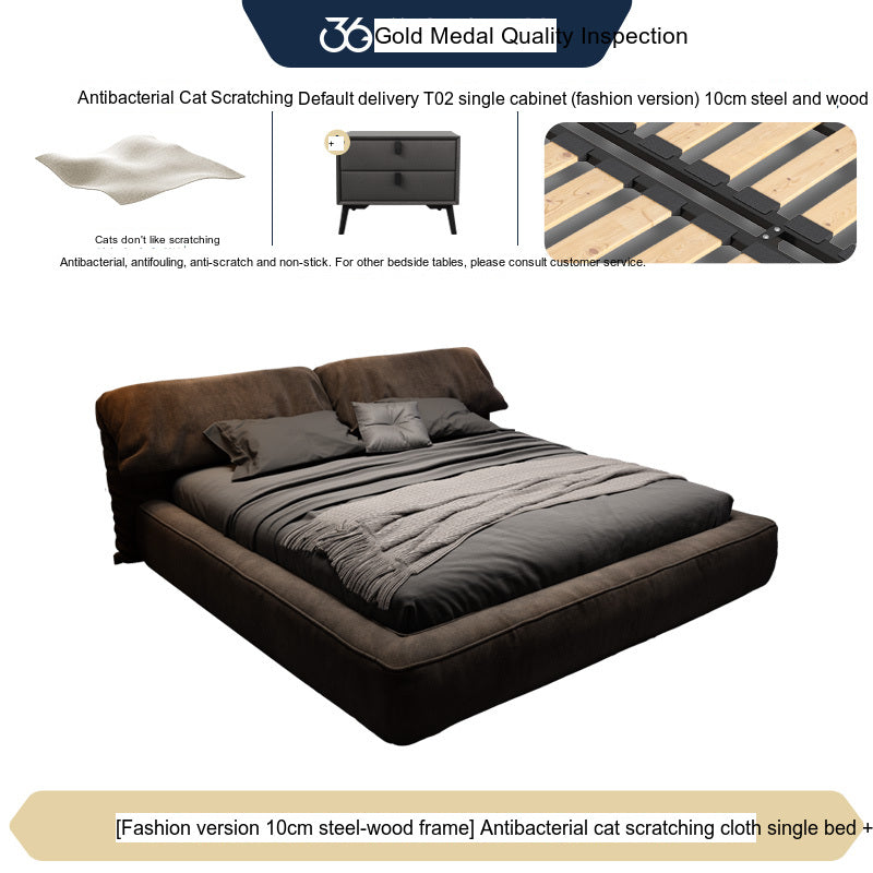 FASATI Oliver Luxurious Nordic Bed Cream  Double Bed from FASATI