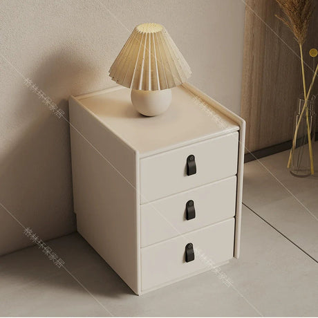GEPH Noah Light Luxury Cream Bedside Cabinet from GEPH