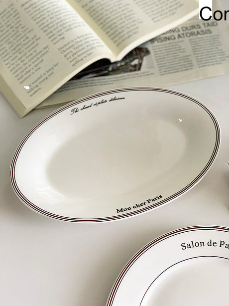YASUKI JINWEI Elegant Ceramics Breakfast Tableware from YASUKI