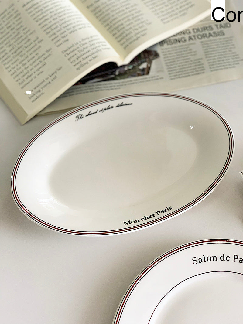 YASUKI JINWEI Elegant Ceramics Breakfast Tableware from YASUKI
