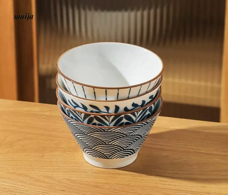 Riko Retro Ceramic Rice Bowls from maija