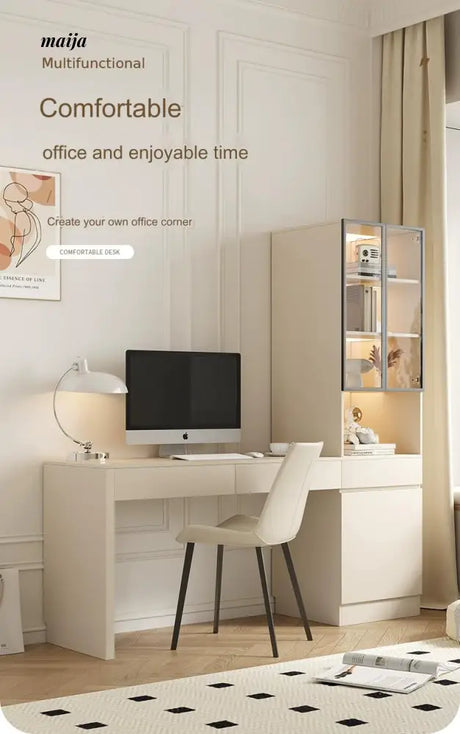 Tasnim Desk with Shelves from maija