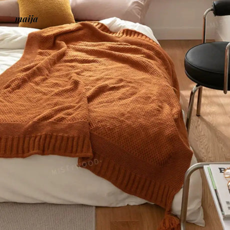 MISTYWOOD Decorative Orange Sofa Duvet from MISTYWOOD