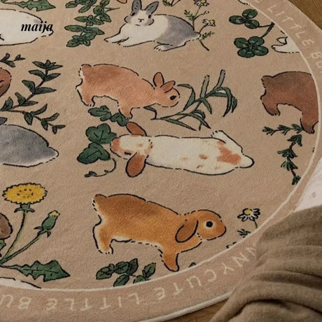 TIPTOE Rabbit Treasure Rug from TIPTOE