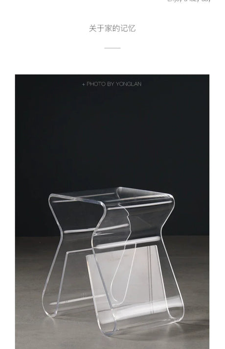 LAZYSPACE Mila Transparent Coffee Table from LAZYSPACE
