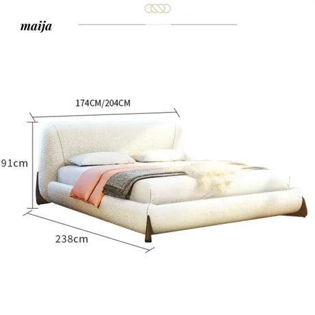 YS Lilia Boucle Bed from KIMACHI