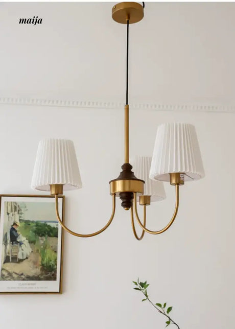 NANCY French Retro Chandelier Modern Bedroom Lamp from NANCY
