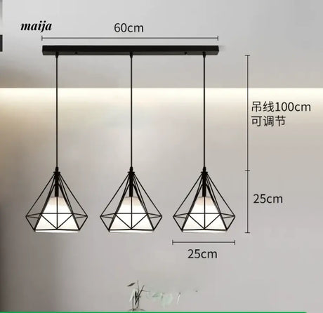 GVG Diamond Cage Ceiling Pendant Lamp from GVG