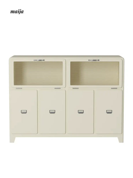 GUJI Retro Coffee Cabinet for Multifunctional Storage from GUJI