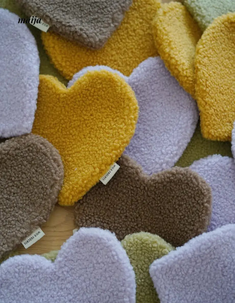 Fleece Heart Coaster from Wilde Früchte