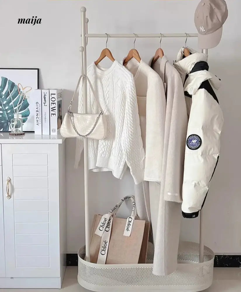Marshall Load-Bearing Coat Hanger with Basket from AI