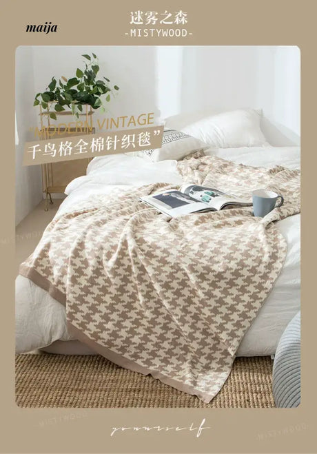 MISTYWOOD Champagne Colored Cotton Sofa Duvet from MISTYWOOD