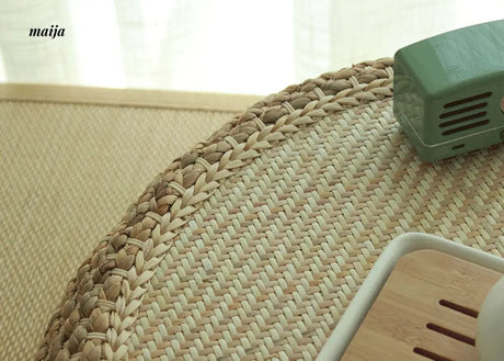 Woven Rattan Round Tea Table from maija