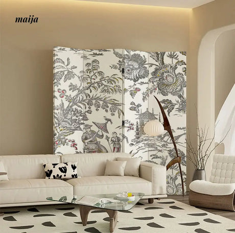 French Retro Painting Partition Wall from Pengjinge