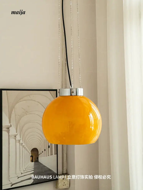 LYNN Retro Orange Ceiling Lamp from Lynn's Lamp