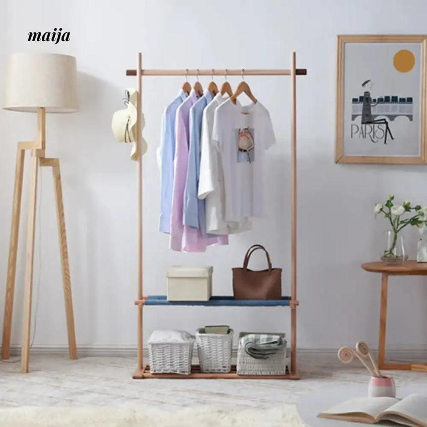 Asakusa Solid Wood Clothing Rack from maija