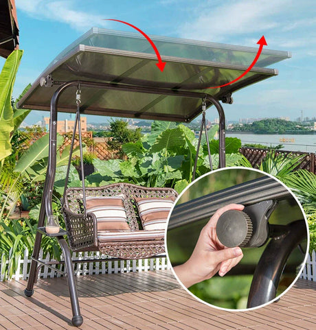 MOJIA Elowen Indoor Hanging Cradle Chair for Tranquil Spaces from MOJIA