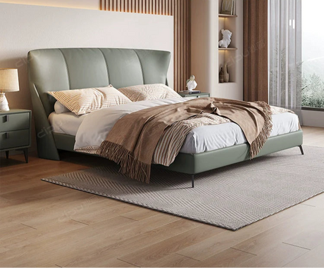 DIPU Brylee Cream Modern Scandinavian Bed from DIPU