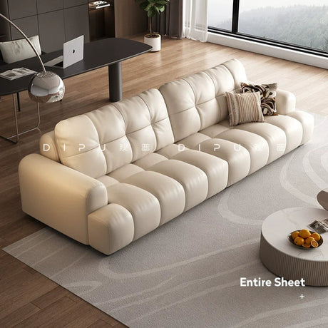 DIPU Nova Cream Cowhide Sofa from DIPU