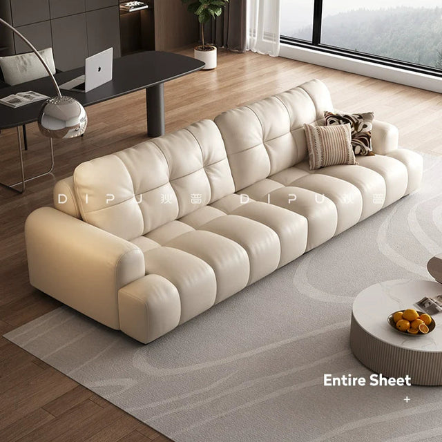DIPU Nova Cream Cowhide Sofa from DIPU