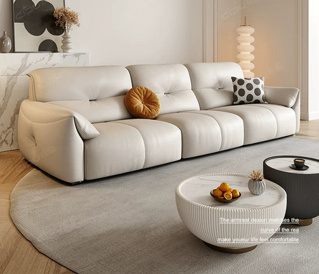 DIPU Dane Compact Cream Luxury Sofa from DIPU