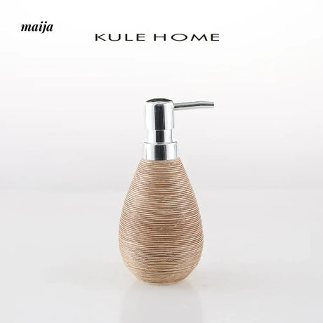 KULE HOME Ceramic Shower Gel and Lotion Bottle from KULE HOME