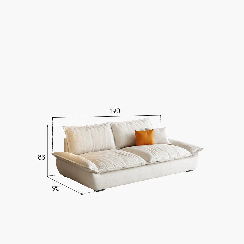 DIPU Milan Modern Breathable Cotton-Linen Sofa from DIPU