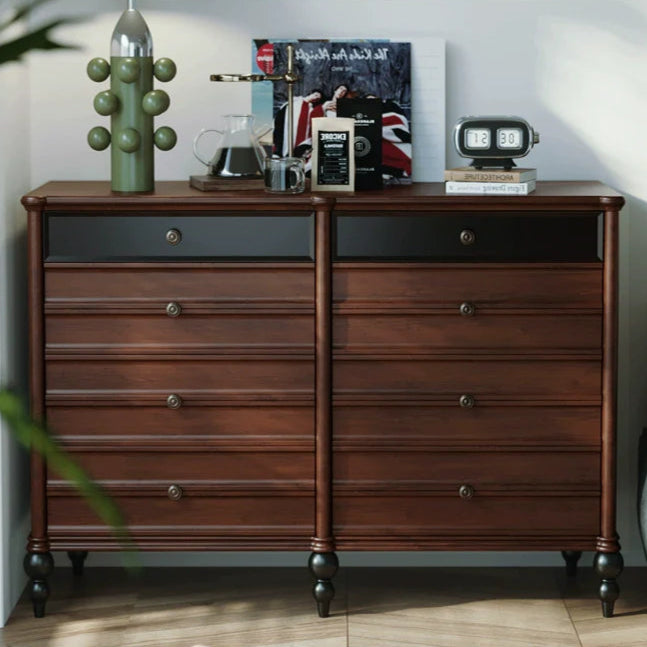 LINYUE Noelle French Solid Wood Eight-Drawer Sideboard from LINYUE