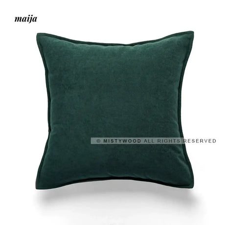 MISTYWOOD Green Modern Minimalist Pillow from MISTYWOOD