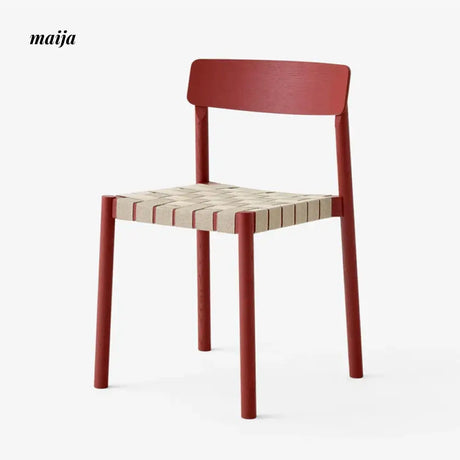 MIKA Wabi-Sabi Solid Wood Rope Chair from MIKA