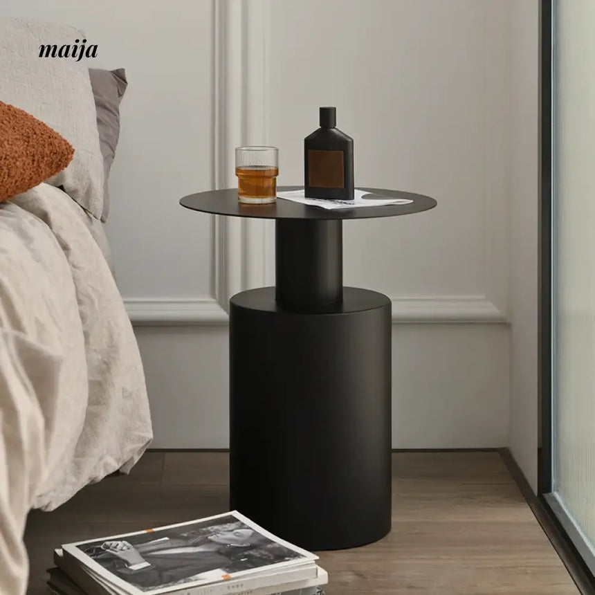 MINEFINE Wrought Iron Bedside Table from MINEFINE