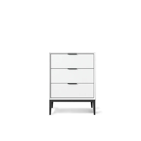 LINYUE Astrid Nordic Solid Wood Four-Drawer Retro Cabinet from LINYUE