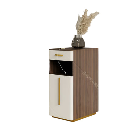 GEPH Theo Cream Bedside Storage Cabinet from GEPH