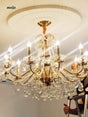 NANCY Crystal Copper Candle Lamp French American Style from NANCY