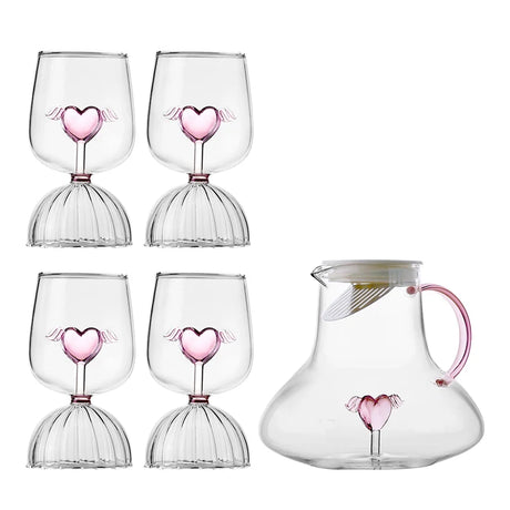 WII High-Temperature-Resistant Transparent Glass Cold Water Pot from WII